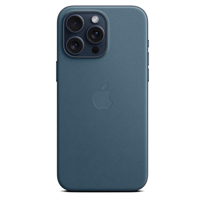 Winter Blue MagSafe Silicone Case for iPhone 15 Pro - DOKUTRONIX