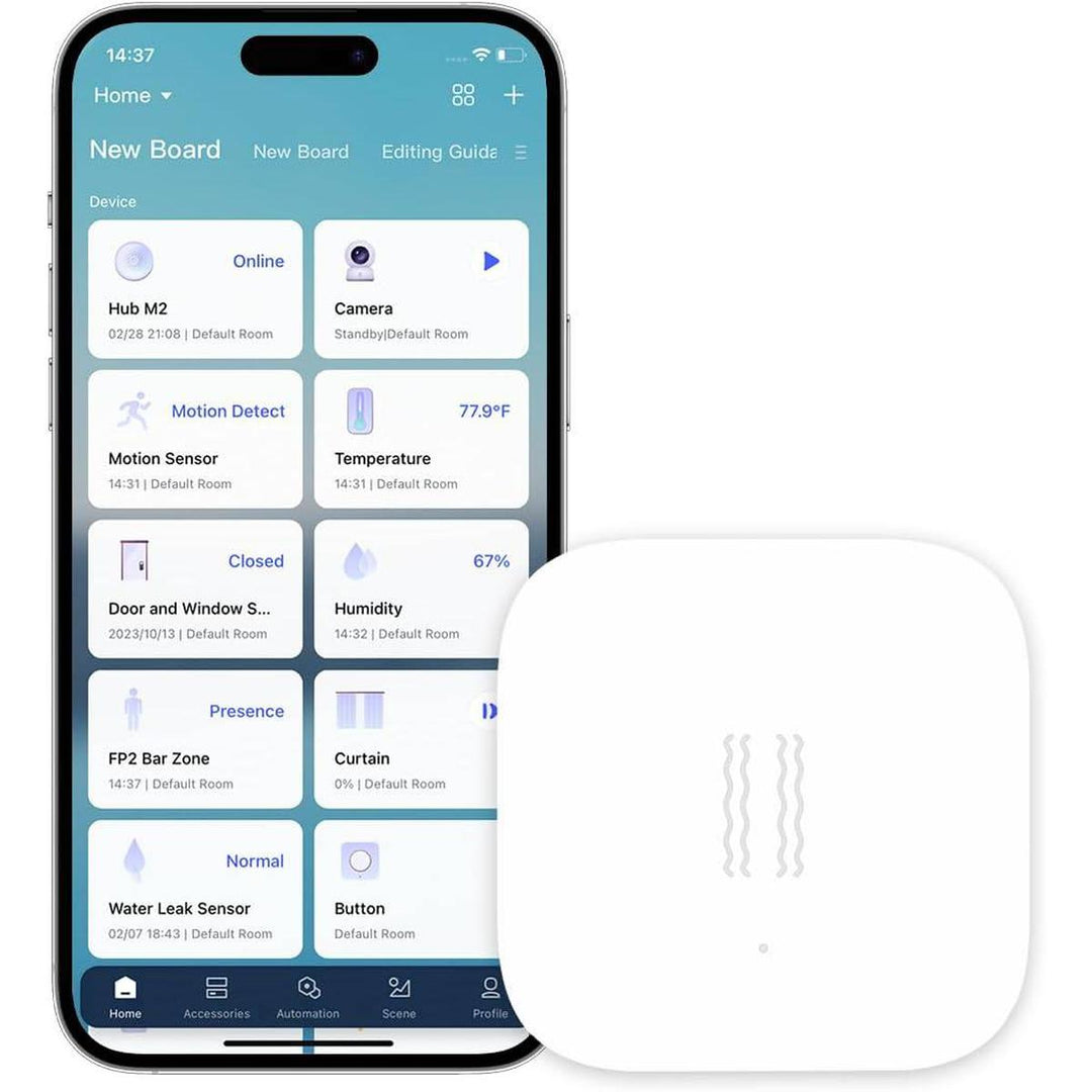 VibraSense Hub+ - Mini Glass Break Detector - DOKUTRONIX