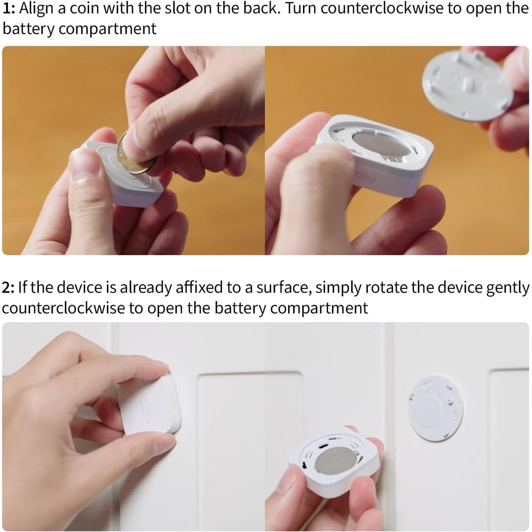 Aqara Wireless Mini Switch, Requires AQARA HUB, Not Support Third Party Hubs, Zigbee Connection, Versatile 3-Way Control Button for Smart Home Devices, Compatible with Apple HomeKit, Works with IFTTT - DOKUTRONIX