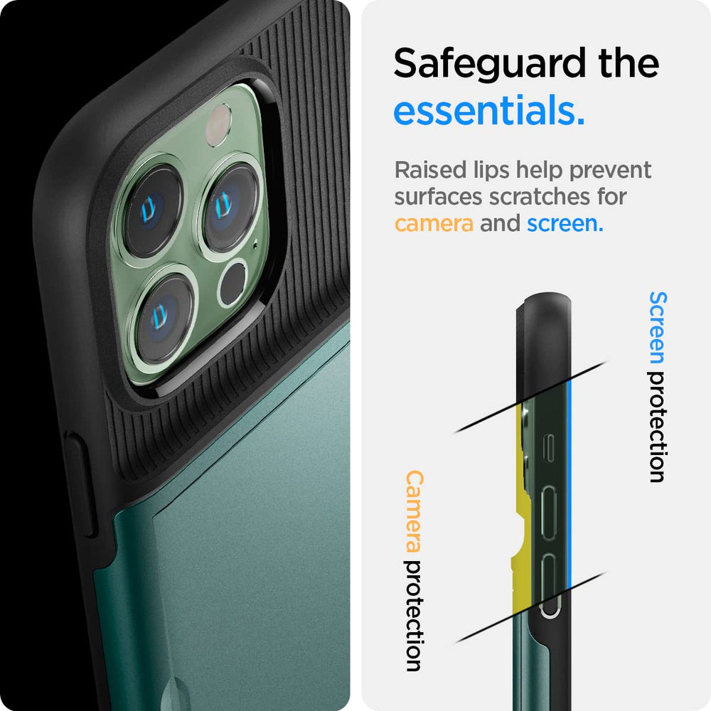 ArmorSlim CS for iPhone 13 Pro - Midnight Green - DOKUTRONIX