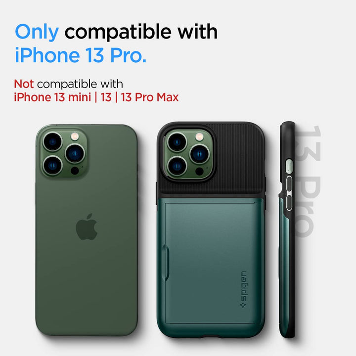 ArmorSlim CS for iPhone 13 Pro - Midnight Green - DOKUTRONIX