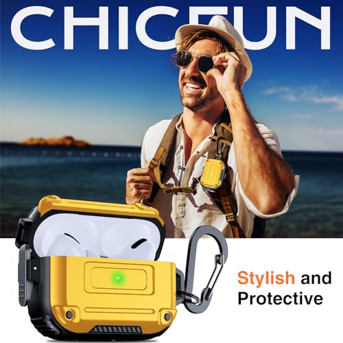 SecureLock AirPods Pro Case - Heavy Duty Yellow - DOKUTRONIX