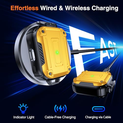 SecureLock AirPods Pro Case - Heavy Duty Yellow - DOKUTRONIX