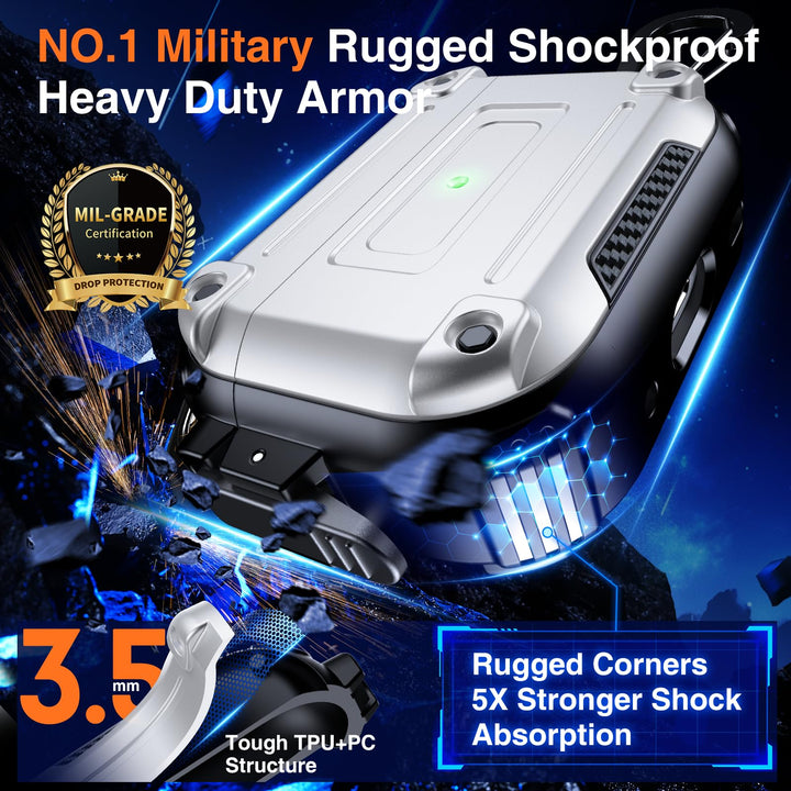 SecureLock AirPods Pro Case - Heavy Duty Yellow - DOKUTRONIX