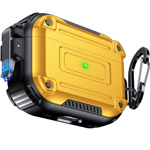 SecureLock AirPods Pro Case - Heavy Duty Yellow - DOKUTRONIX