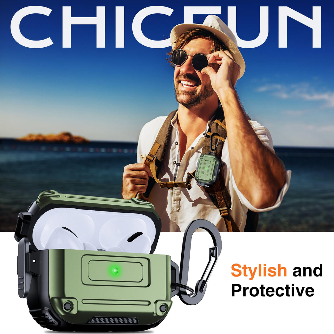 SecureLock AirPods Pro Case - Heavy Duty Yellow - DOKUTRONIX