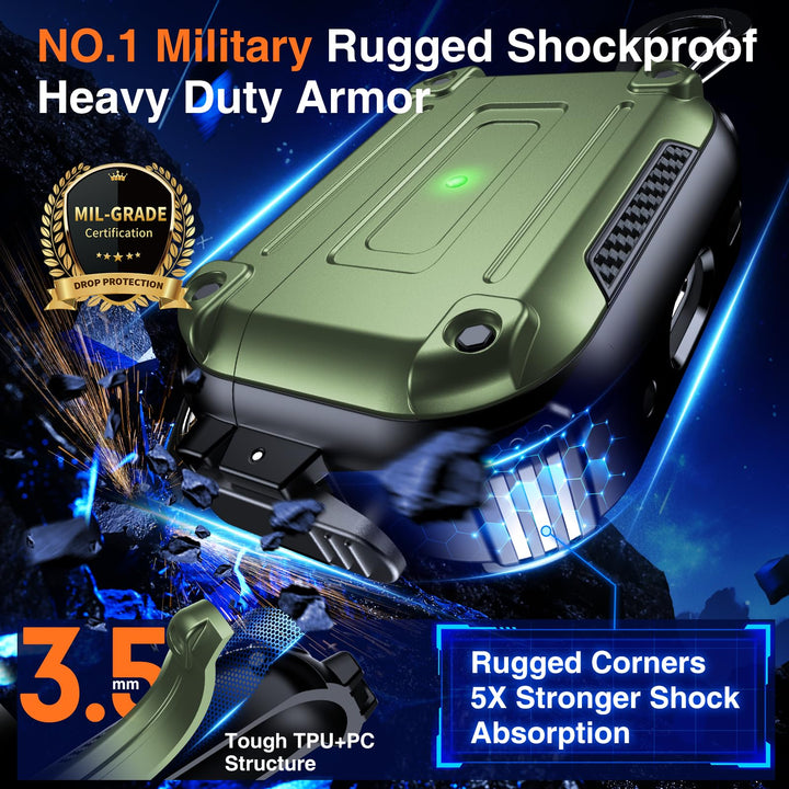 SecureLock AirPods Pro Case - Heavy Duty Yellow - DOKUTRONIX