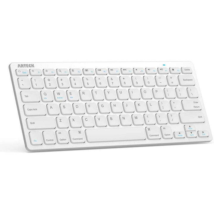 Arteck Bluetooth Keyboard - Silver - DOKUTRONIX