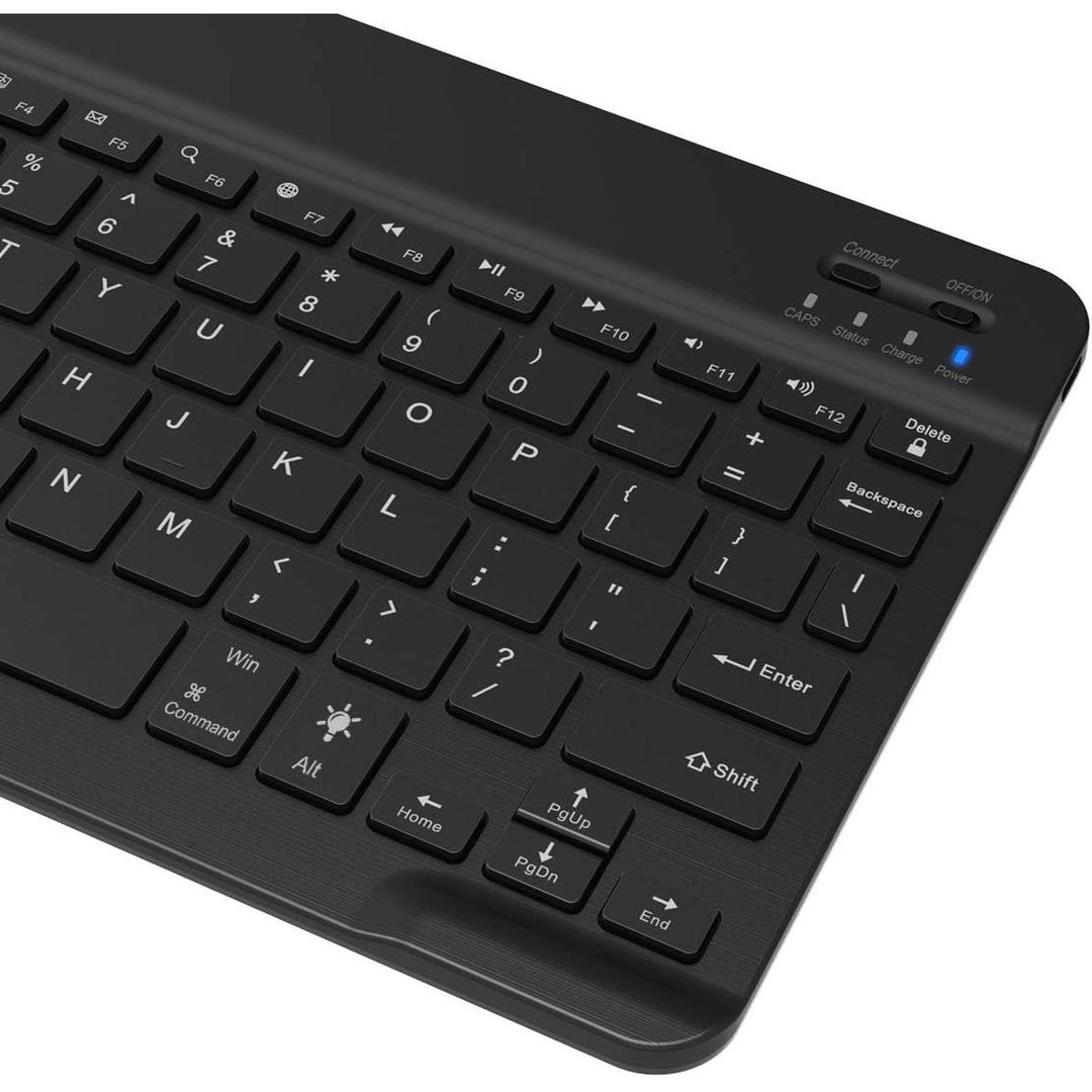 Arteck Slim Backlit Keyboard - Universal Black - DOKUTRONIX