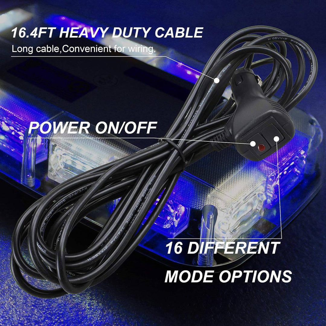 ASPL 48LED Strobe Lights with Magnetic Base - DOKUTRONIX