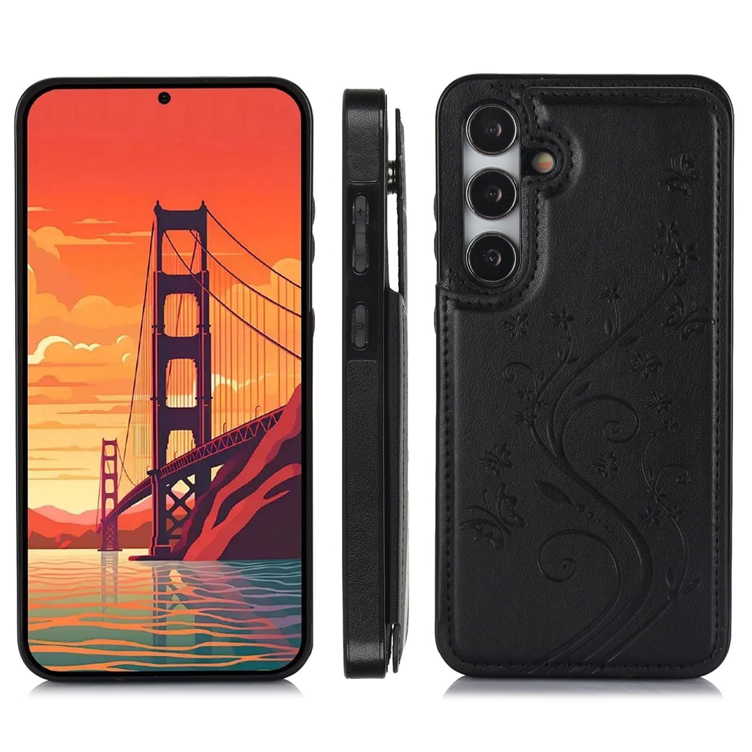 Asuwish Galaxy A35 5G Wallet Case & Screen Protector - DOKUTRONIX