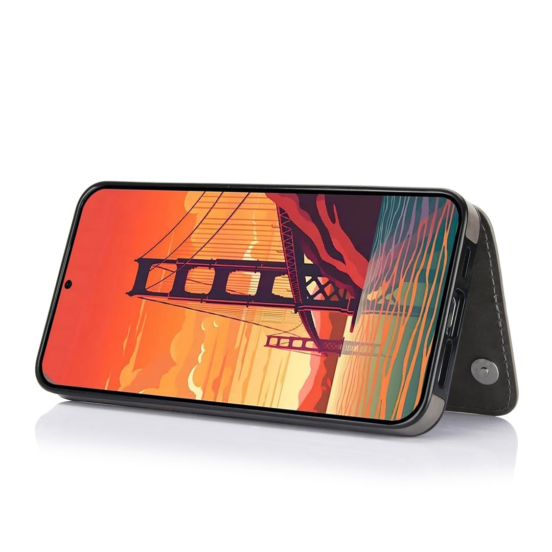 Asuwish Galaxy A35 5G Wallet Case & Screen Protector - DOKUTRONIX