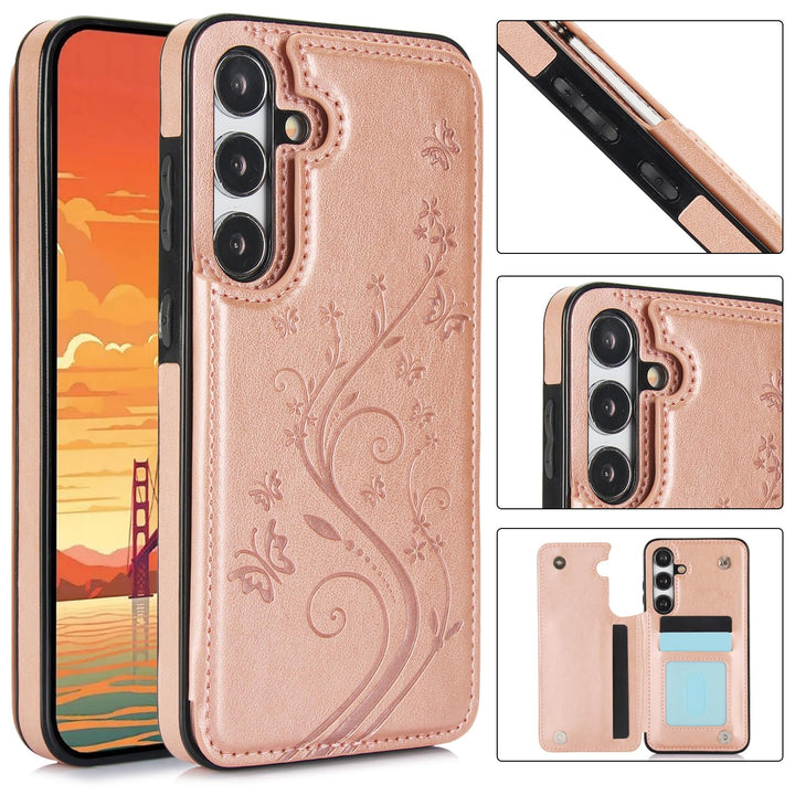 Asuwish Galaxy A35 5G Wallet Case & Screen Protector - DOKUTRONIX