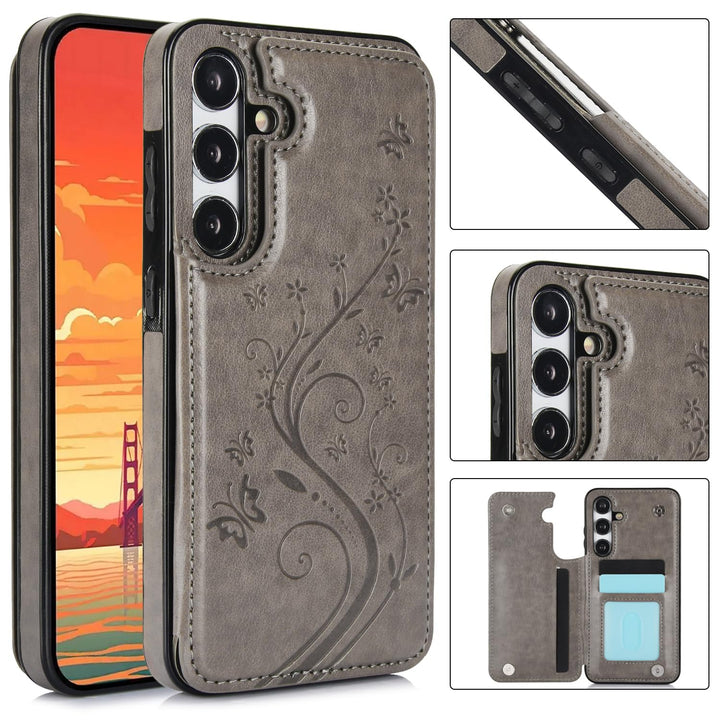 Asuwish Galaxy A35 5G Wallet Case & Screen Protector - DOKUTRONIX