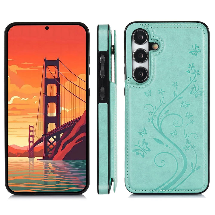 Asuwish Galaxy A35 5G Wallet Case & Screen Protector - DOKUTRONIX