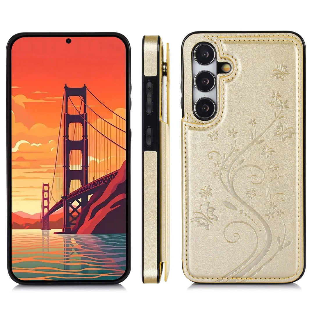 Asuwish Galaxy A35 5G Wallet Case & Screen Protector - DOKUTRONIX