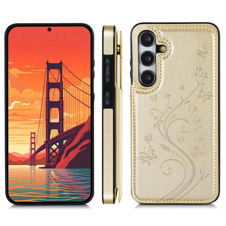 Asuwish Galaxy A35 5G Wallet Case & Screen Protector - DOKUTRONIX