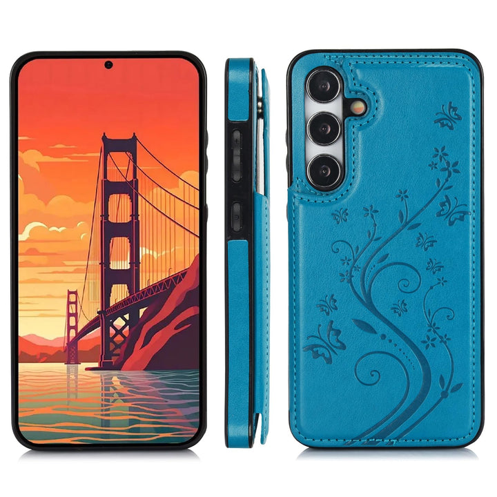 Asuwish Galaxy A35 5G Wallet Case & Screen Protector - DOKUTRONIX