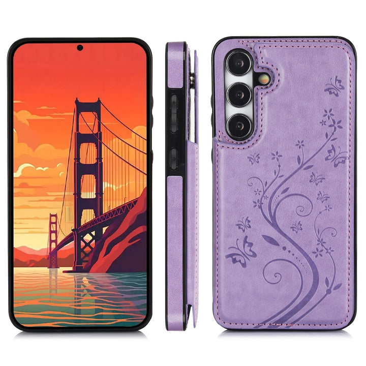 Asuwish Galaxy A35 5G Wallet Case & Screen Protector - DOKUTRONIX