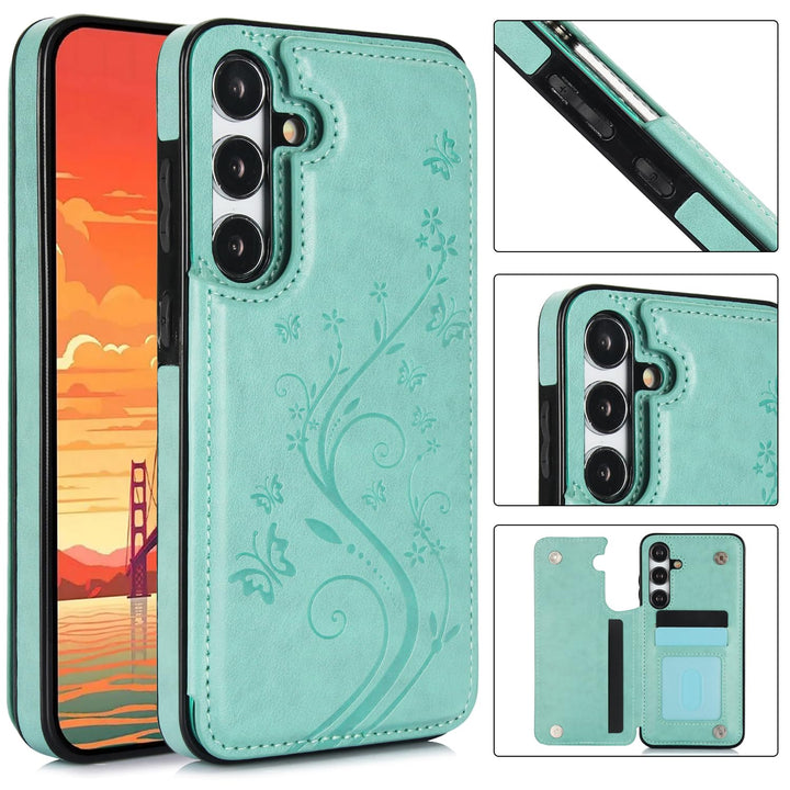 Asuwish Galaxy A35 5G Wallet Case & Screen Protector - DOKUTRONIX