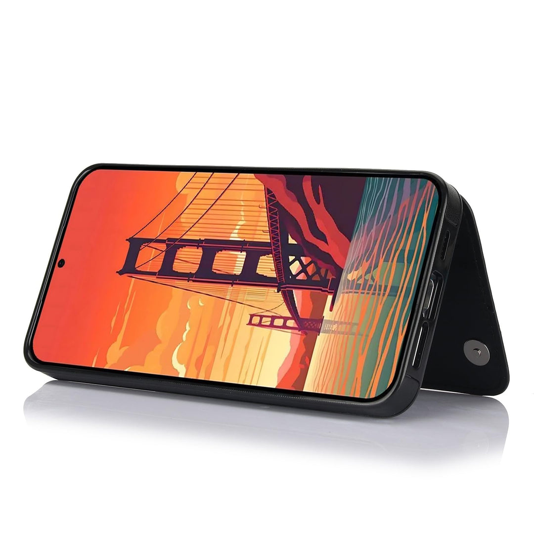 Asuwish Galaxy A35 5G Wallet Case & Screen Protector - DOKUTRONIX