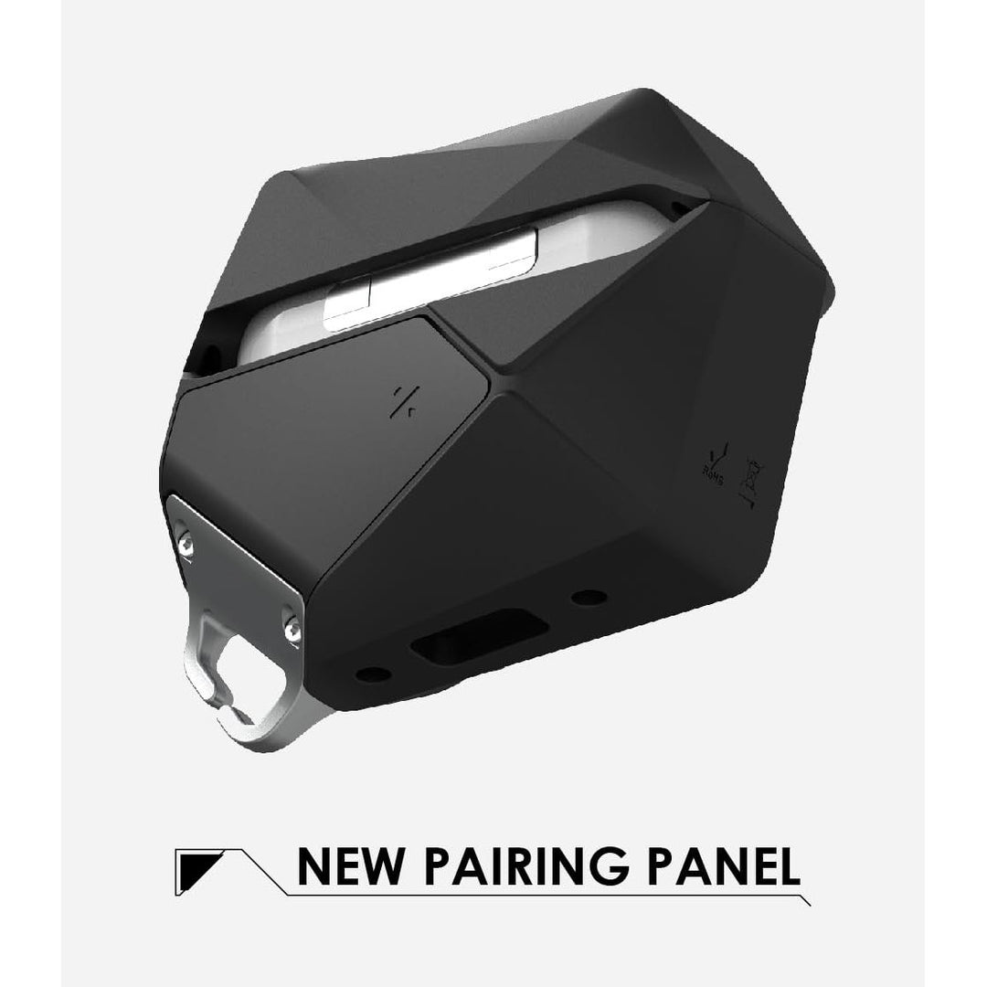 Aulumu Armor Case: A09 Geometric Black for AirPods Pro - DOKUTRONIX