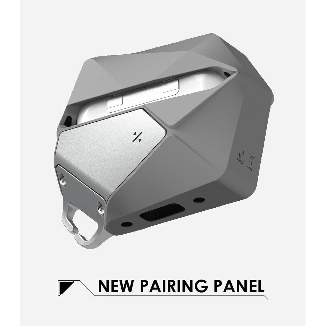 Aulumu Armor Case: A09 Geometric Black for AirPods Pro - DOKUTRONIX