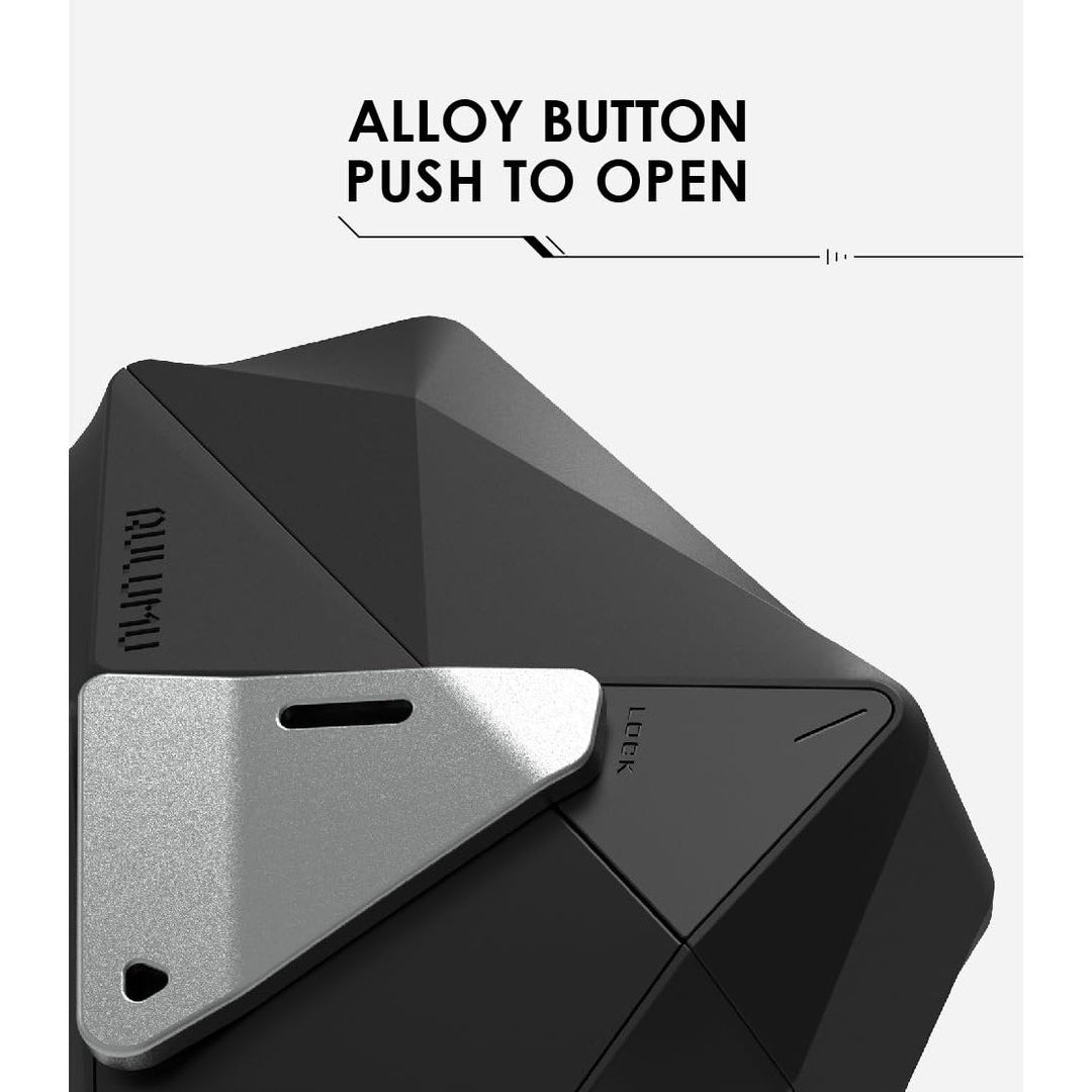 Aulumu Armor Case: A09 Geometric Black for AirPods Pro - DOKUTRONIX
