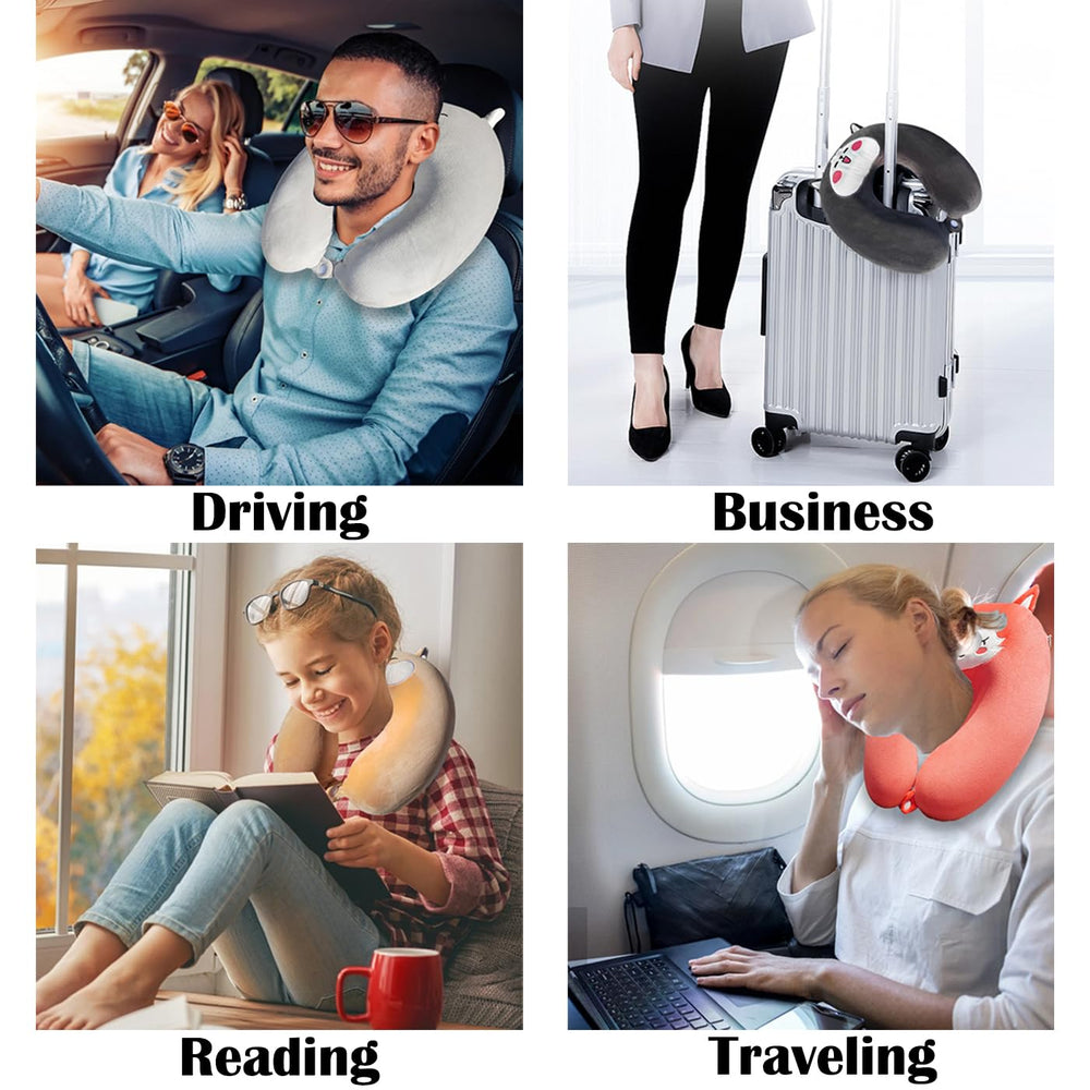 Avocado Dream Travel Pillow & Mask Set for Kids - DOKUTRONIX