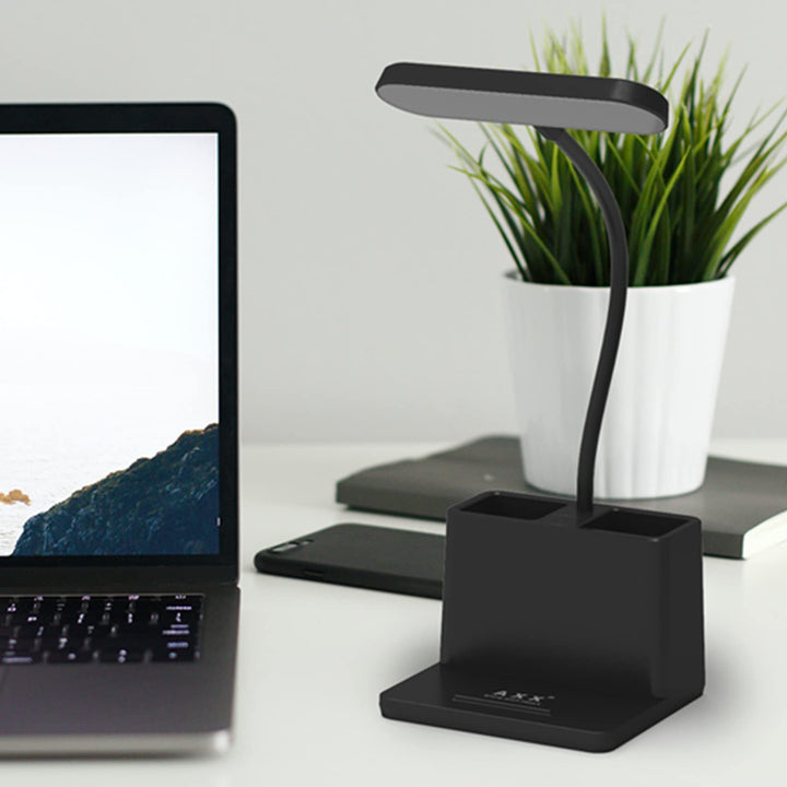 AXX FlexiLight: Dimmable LED Desk Lamp & Organizer - DOKUTRONIX