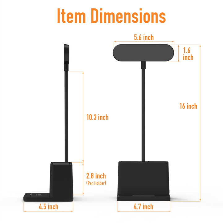 AXX FlexiLight: Dimmable LED Desk Lamp & Organizer - DOKUTRONIX