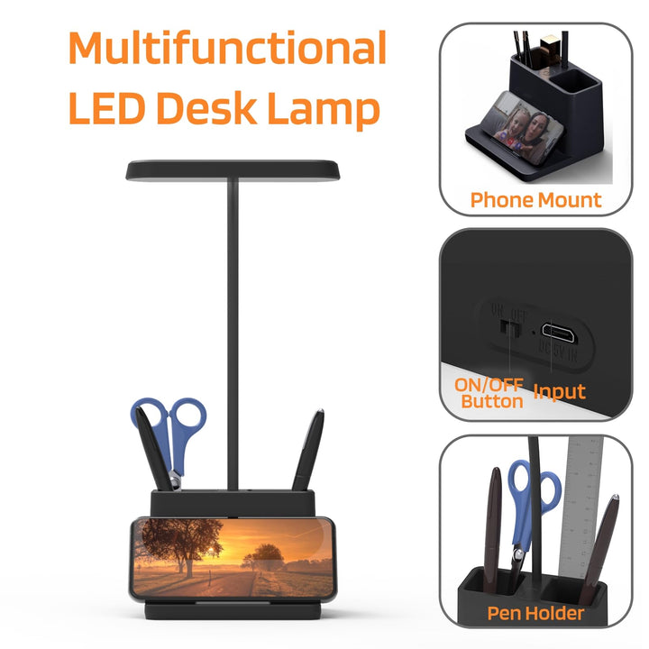 AXX FlexiLight: Dimmable LED Desk Lamp & Organizer - DOKUTRONIX