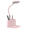 BlushGlow: Adjustable Pink LED Desk Lamp