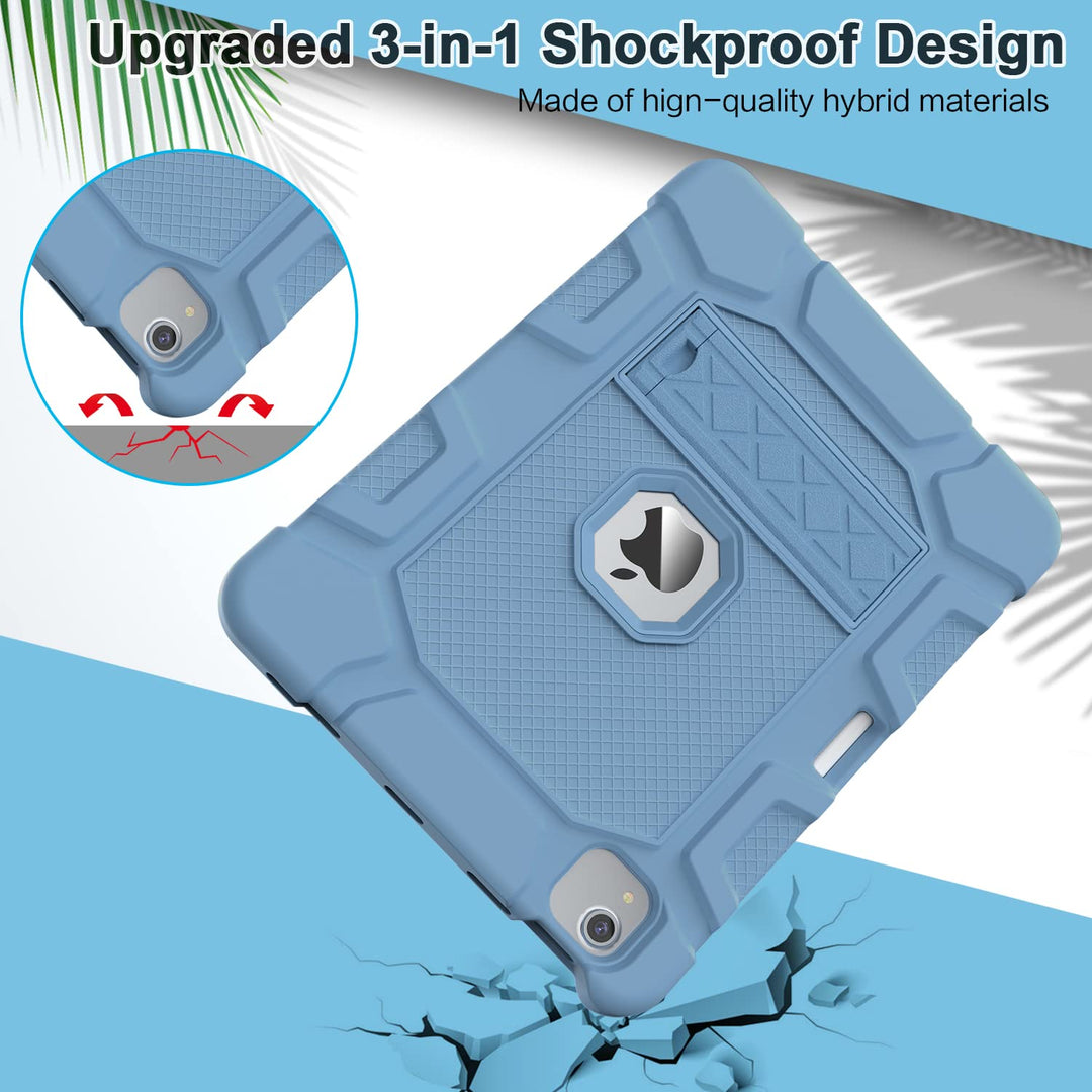 Rugged Air 10.9: Shockproof iPad Case with Pencil Support - DOKUTRONIX