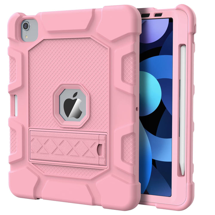 Shockproof Azzsy Kids iPad Air Case - Rose Gold - DOKUTRONIX