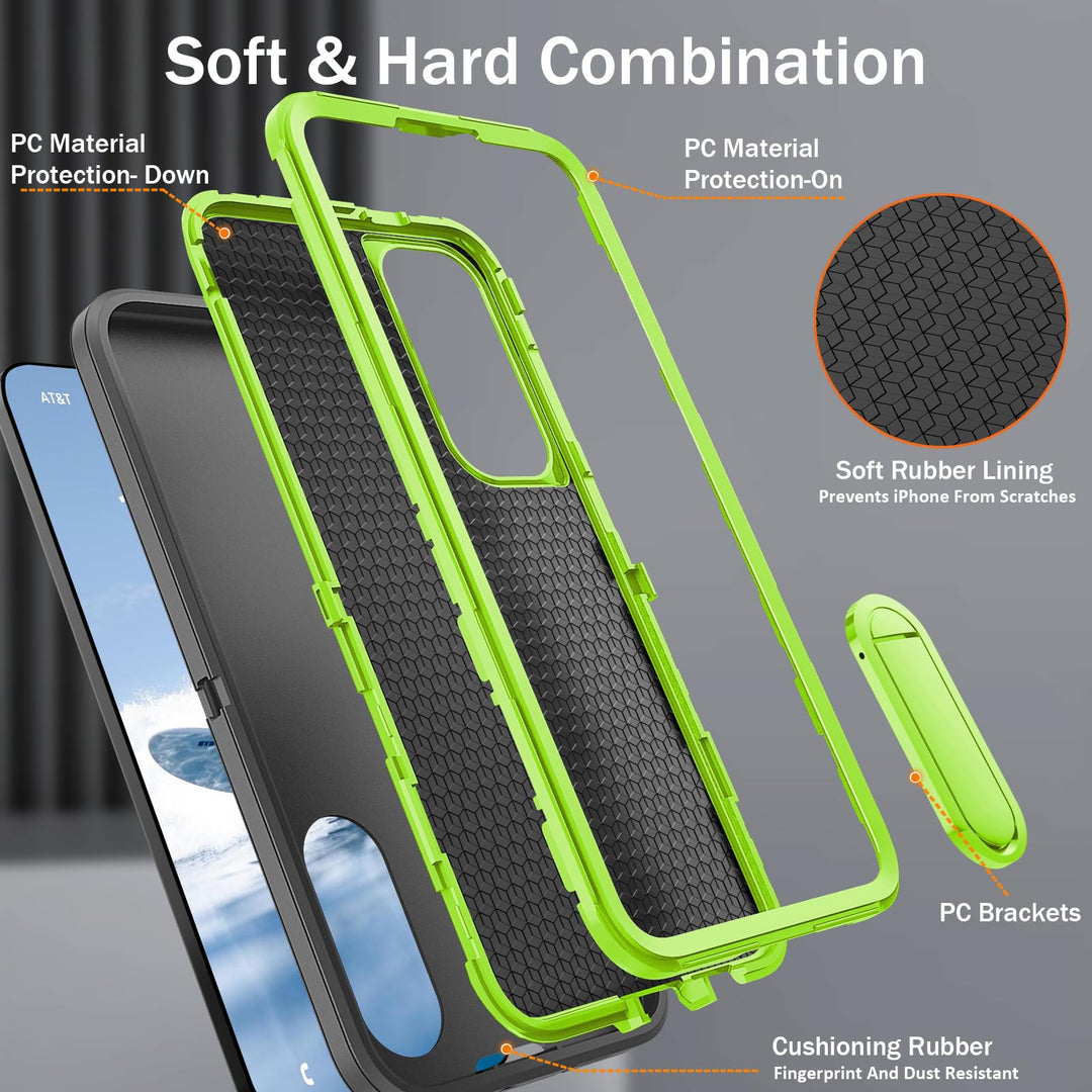 BaHaHouse Galaxy S22 Kickstand Case - Night Purple/Pink - DOKUTRONIX