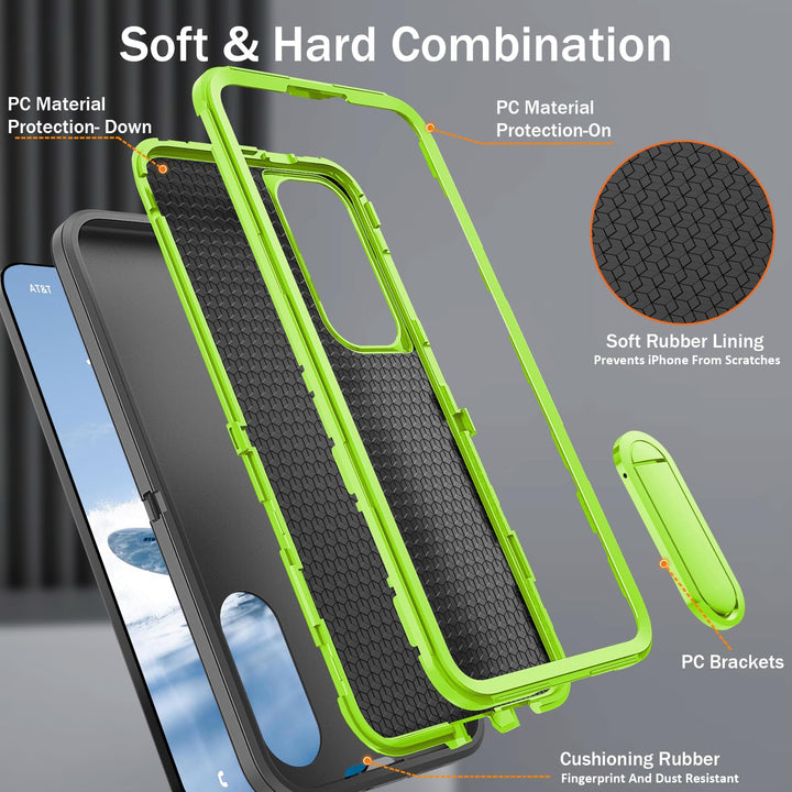 BaHaHouse Galaxy S22 Kickstand Case - Night Purple/Pink - DOKUTRONIX