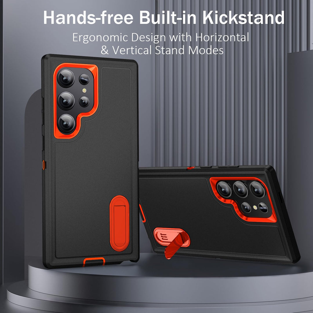 BaHaHouse Galaxy S22 Kickstand Case - Night Purple/Pink - DOKUTRONIX