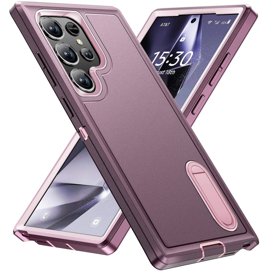 BaHaHouse Galaxy S22 Kickstand Case - Night Purple/Pink - DOKUTRONIX