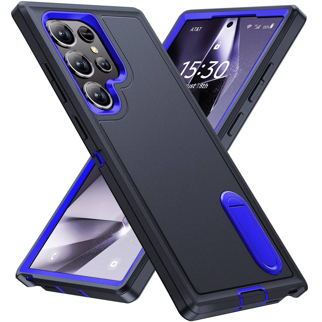 BaHaHouse Galaxy S22 Kickstand Case - Night Purple/Pink - DOKUTRONIX