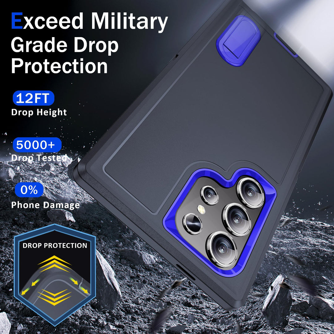 BaHaHouse Galaxy S22 Kickstand Case - Night Purple/Pink - DOKUTRONIX