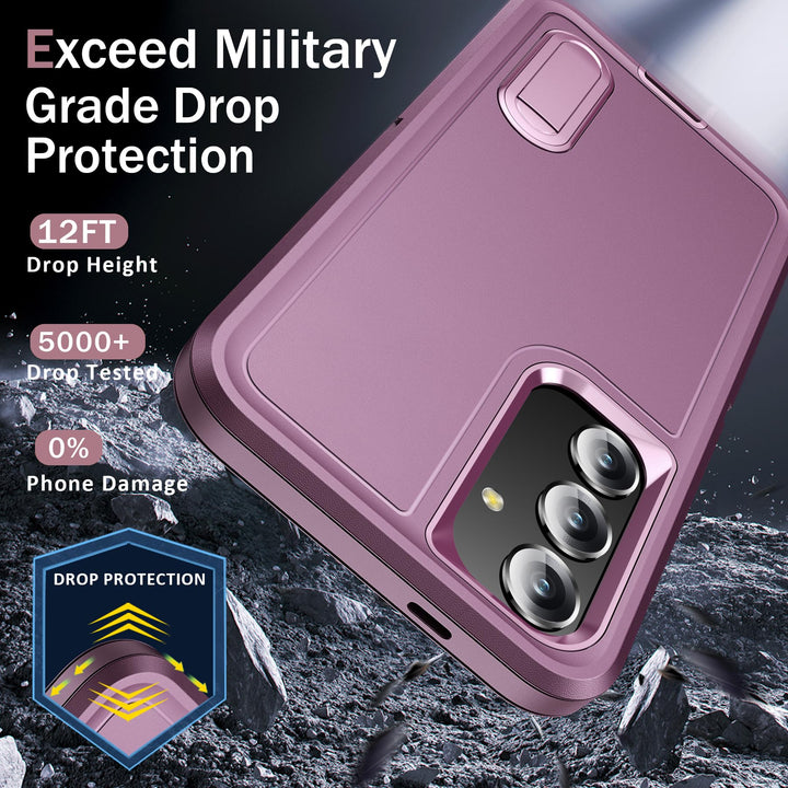 BaHaHouse Galaxy S22 Kickstand Case - Night Purple/Pink - DOKUTRONIX