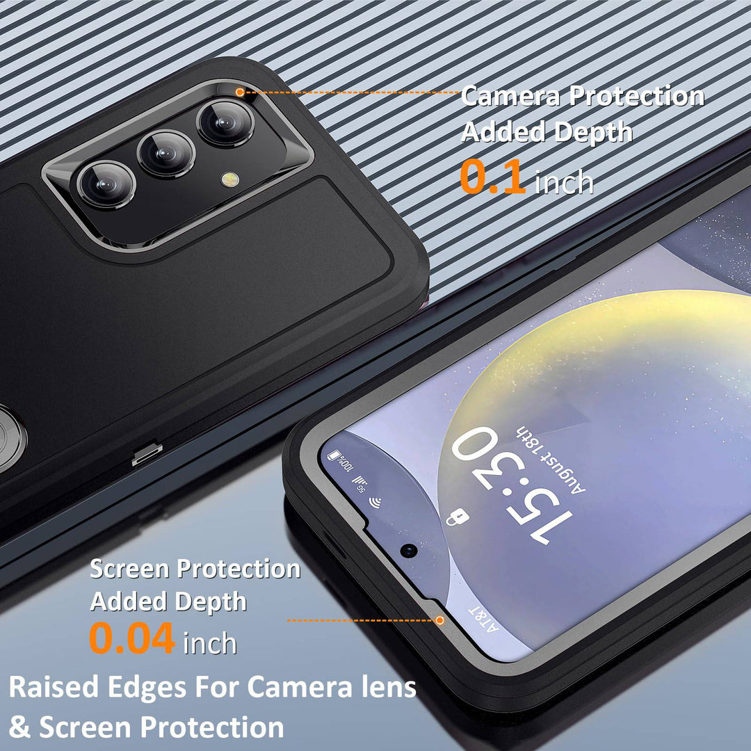 BaHaHouse Galaxy S22 Kickstand Case - Night Purple/Pink - DOKUTRONIX