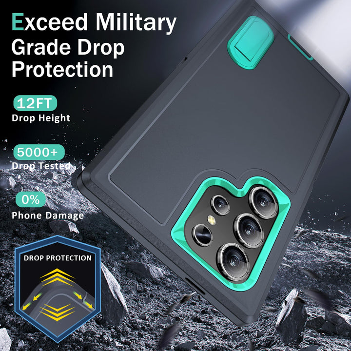 BaHaHouse Galaxy S22 Kickstand Case - Night Purple/Pink - DOKUTRONIX