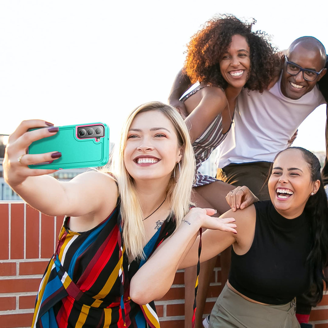 BaHaHouse Galaxy S22 Kickstand Case - Night Purple/Pink - DOKUTRONIX