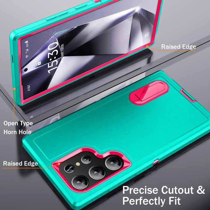 BaHaHouse Galaxy S22 Kickstand Case - Night Purple/Pink - DOKUTRONIX