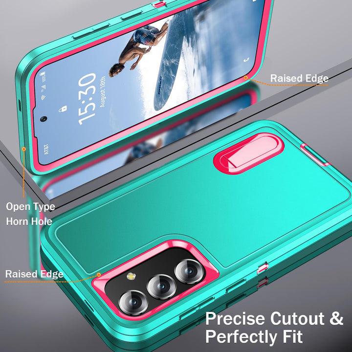 BaHaHouse Galaxy S22 Kickstand Case - Night Purple/Pink - DOKUTRONIX