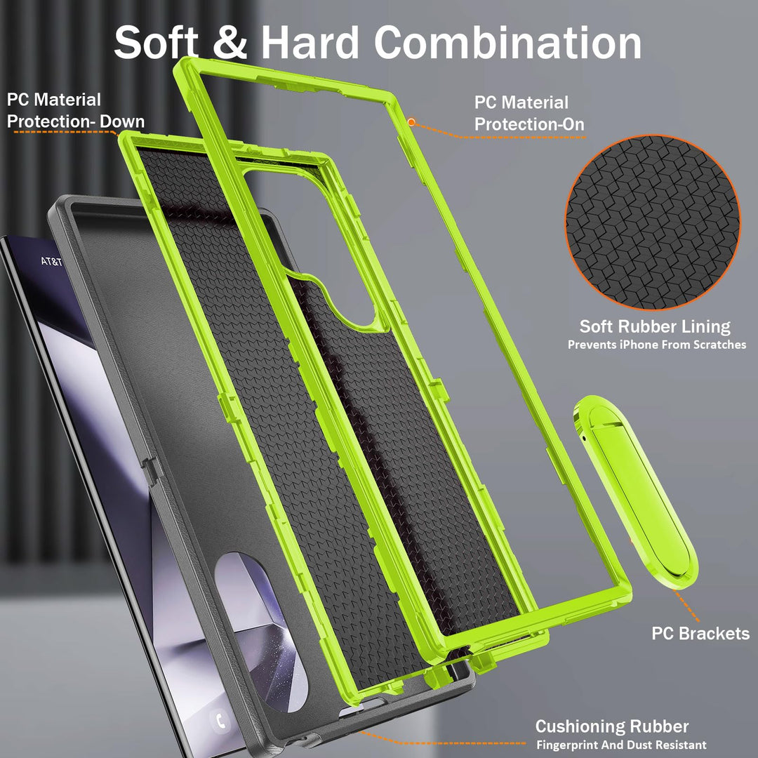 BaHaHouse Galaxy S22 Kickstand Case - Night Purple/Pink - DOKUTRONIX