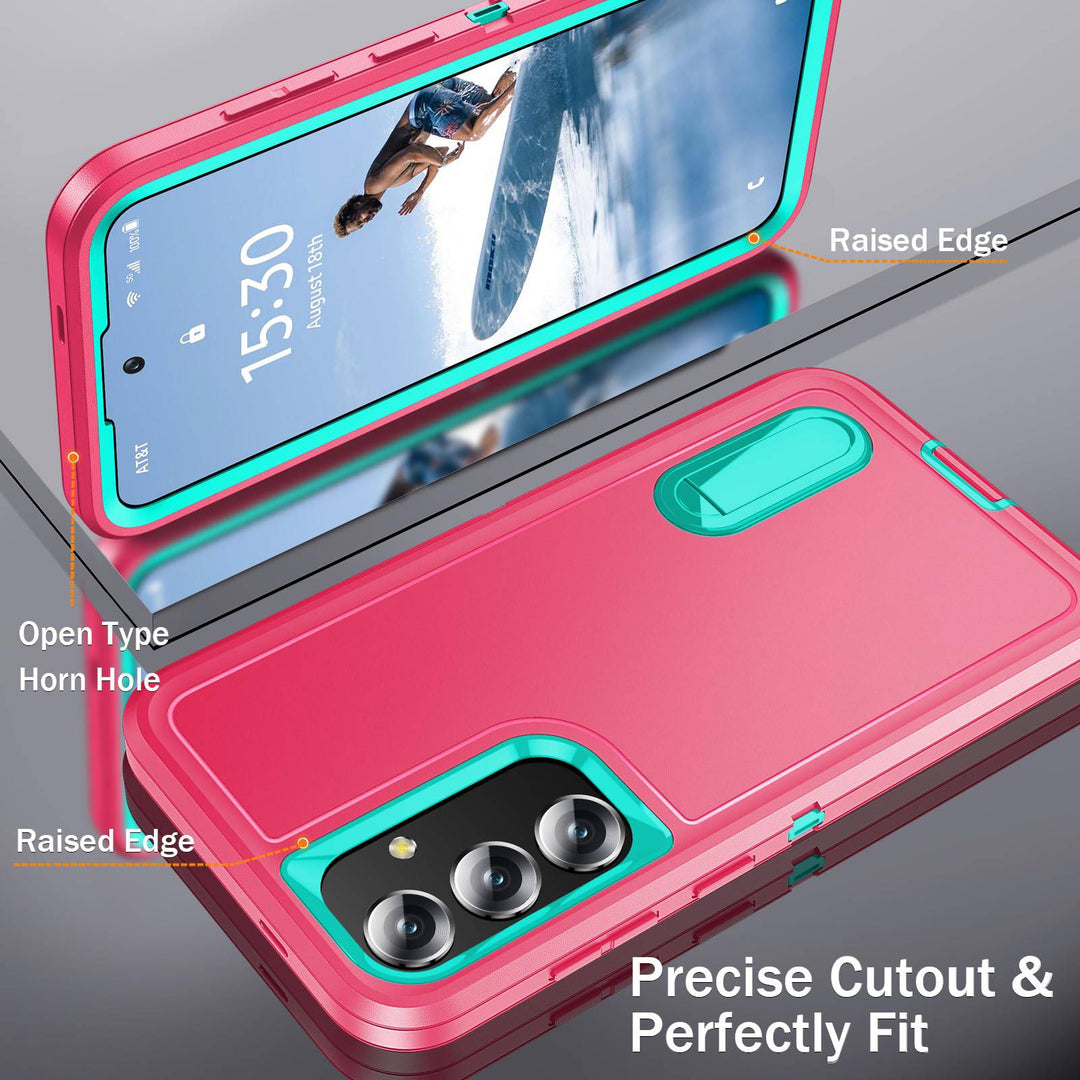 BaHaHouse Galaxy S22 Kickstand Case - Night Purple/Pink - DOKUTRONIX