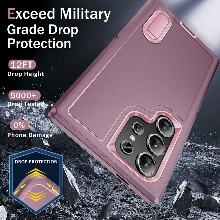 BaHaHouse Galaxy S22 Kickstand Case - Night Purple/Pink - DOKUTRONIX